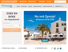 Tablet Screenshot of primaverareizen.nl